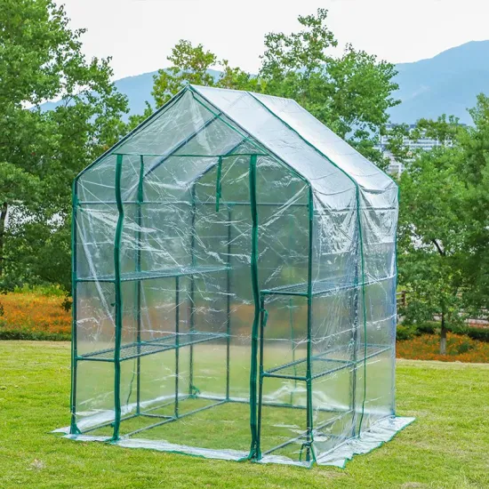 Садовая теплица, водонепроницаемая, прозрачная, из ПВХ, с покрытием для растений, для дома, теплица на открытом воздухе